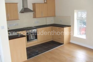 Open plan kitchen living area