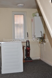 under stairs storage / bike / boiler area.