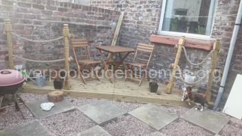 Decking area in Garden