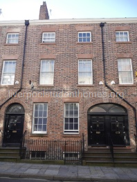 Grade 2 listed elevation, all sash windows have secondary glazing for insulation.