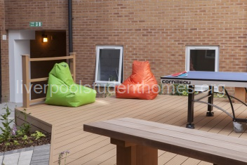 Decked Courtyard/BBQ Area