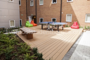 Decked Courtyard BBQ Area