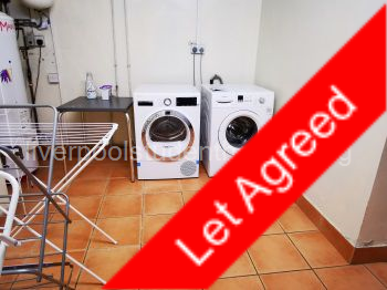 dedicated laundry room with seperate tumble drier, washing machine and lots of hanging space